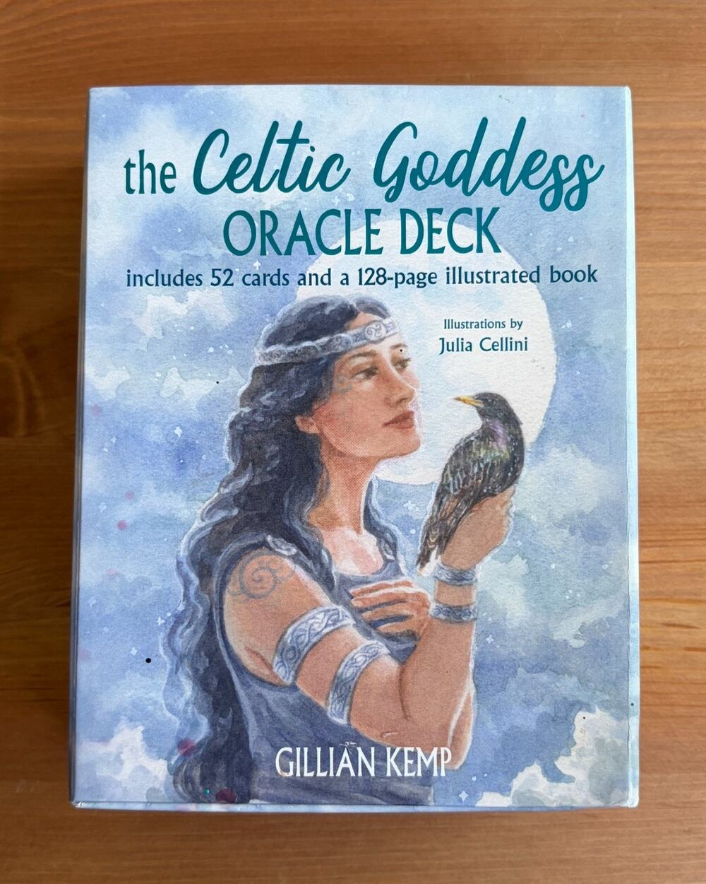 Celtic Goddess Oracle Deck Gillian Kemp Julia Cellini Cards Guidebook Set